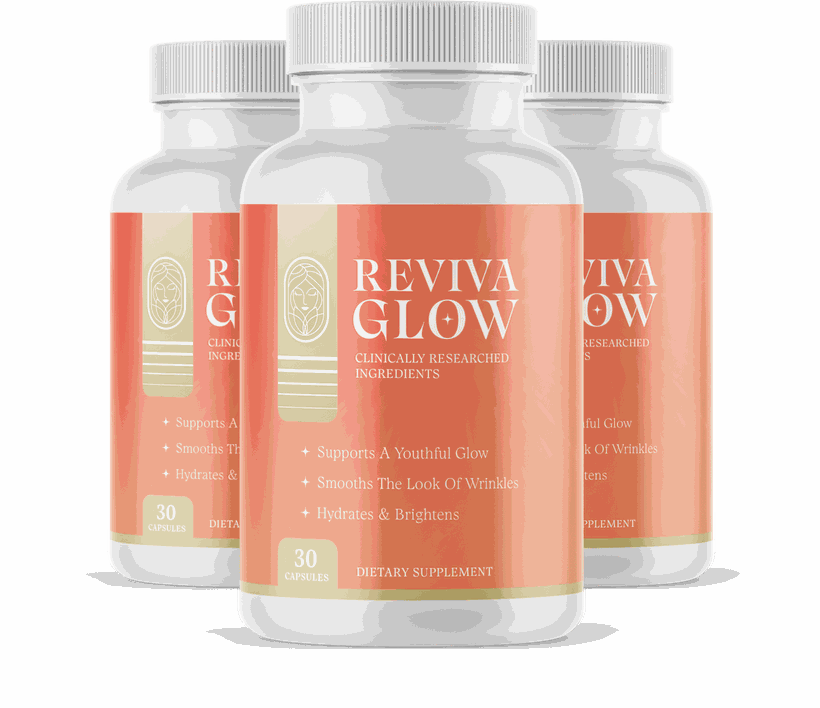 Three bottles of Reviva Glow